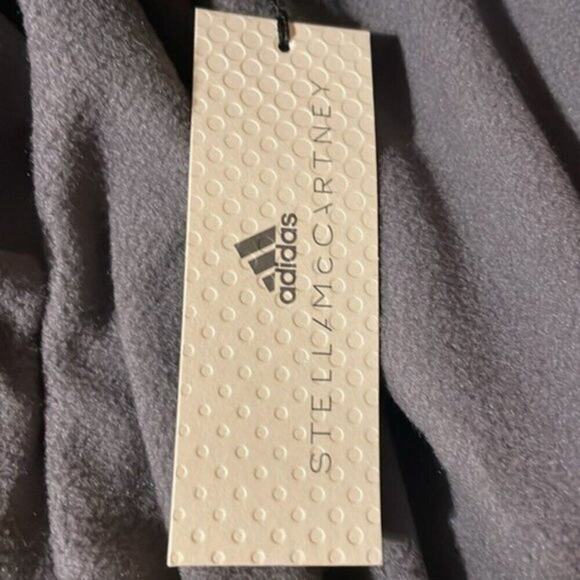 Adidas by Stella McCartney Printed fleece track jacket steel grey L - Picture 5 of 7